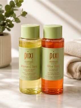 Pixi Glow & Vitamin-C Tonics — Yellow and Orange Duo